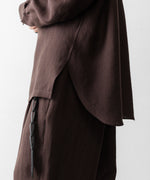 画像をギャラリービューアに読み込む, UJOH - ウジョーのPEAKED LAPEL COLLAR SHIRT JKTのCHOCOLATE公式通販サイトsession福岡セレクトショップ
