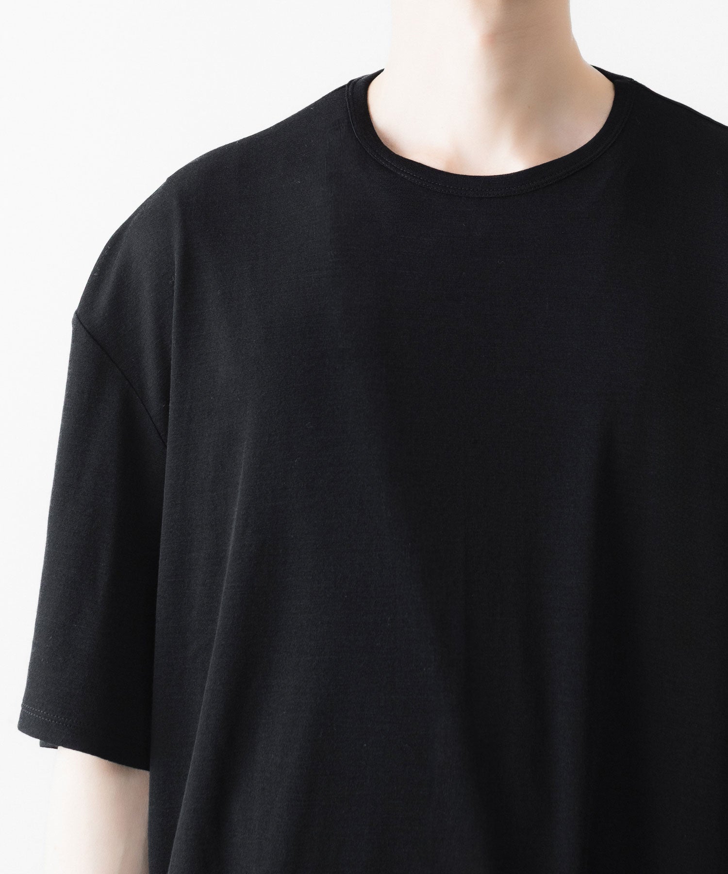 KANEMASA PHIL.】18G WOOL PACK TEE - BLACK | 公式通販サイト session