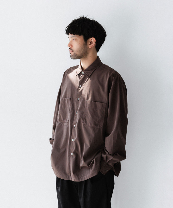 KANEMASA PHIL. カネマサフィルの36G NYLON BALISE SHIRTのBROWN DYE 公式通販サイトsession福岡セレクトショップ
