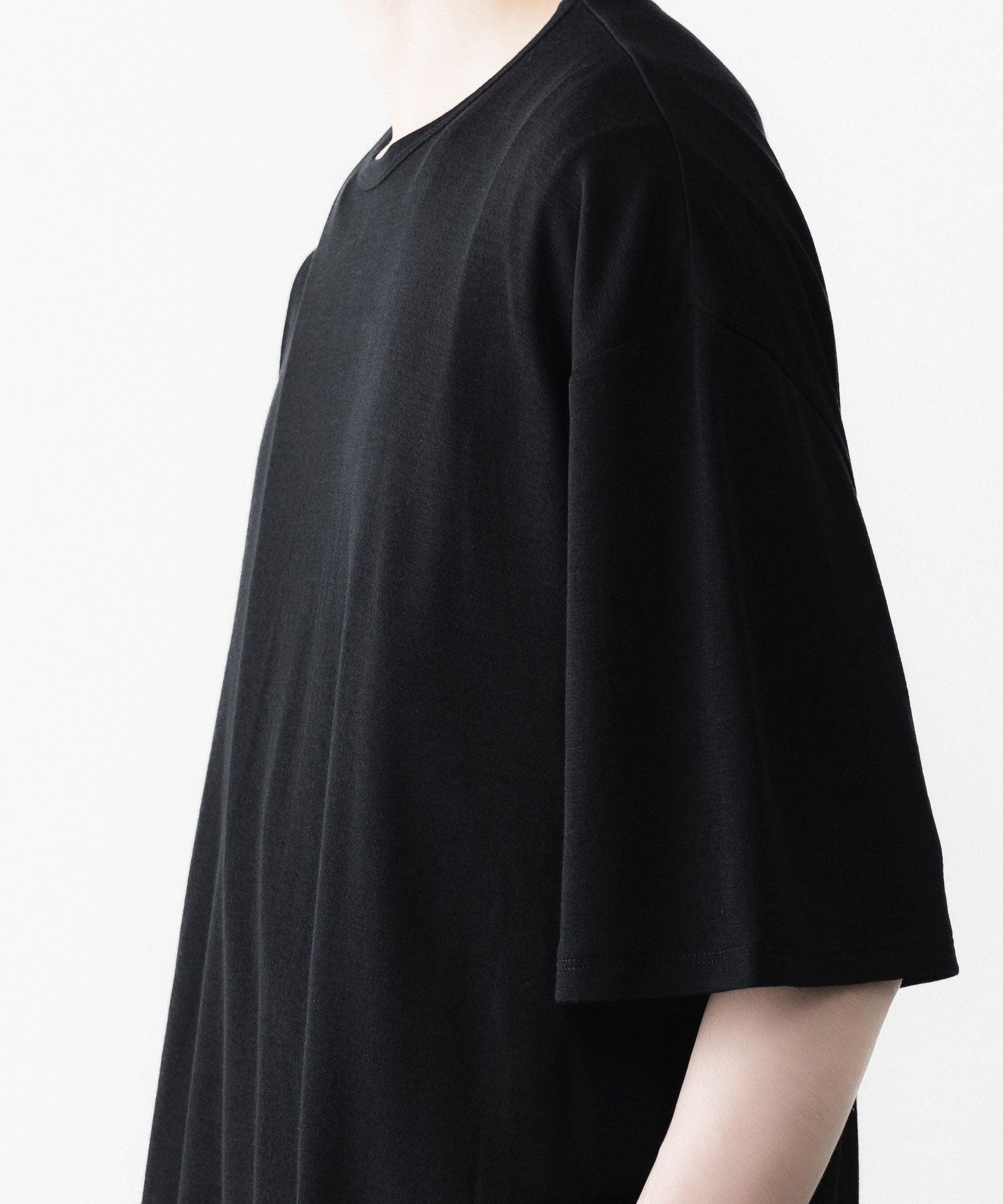 KANEMASA PHIL.】18G WOOL PACK TEE - BLACK | 公式通販サイト session