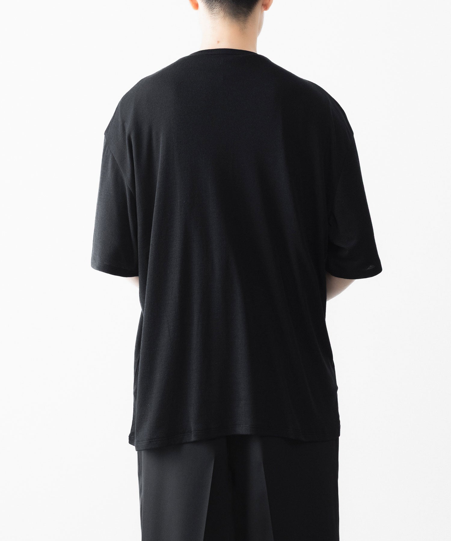 KANEMASA PHIL.】18G WOOL PACK TEE - BLACK | 公式通販サイト session