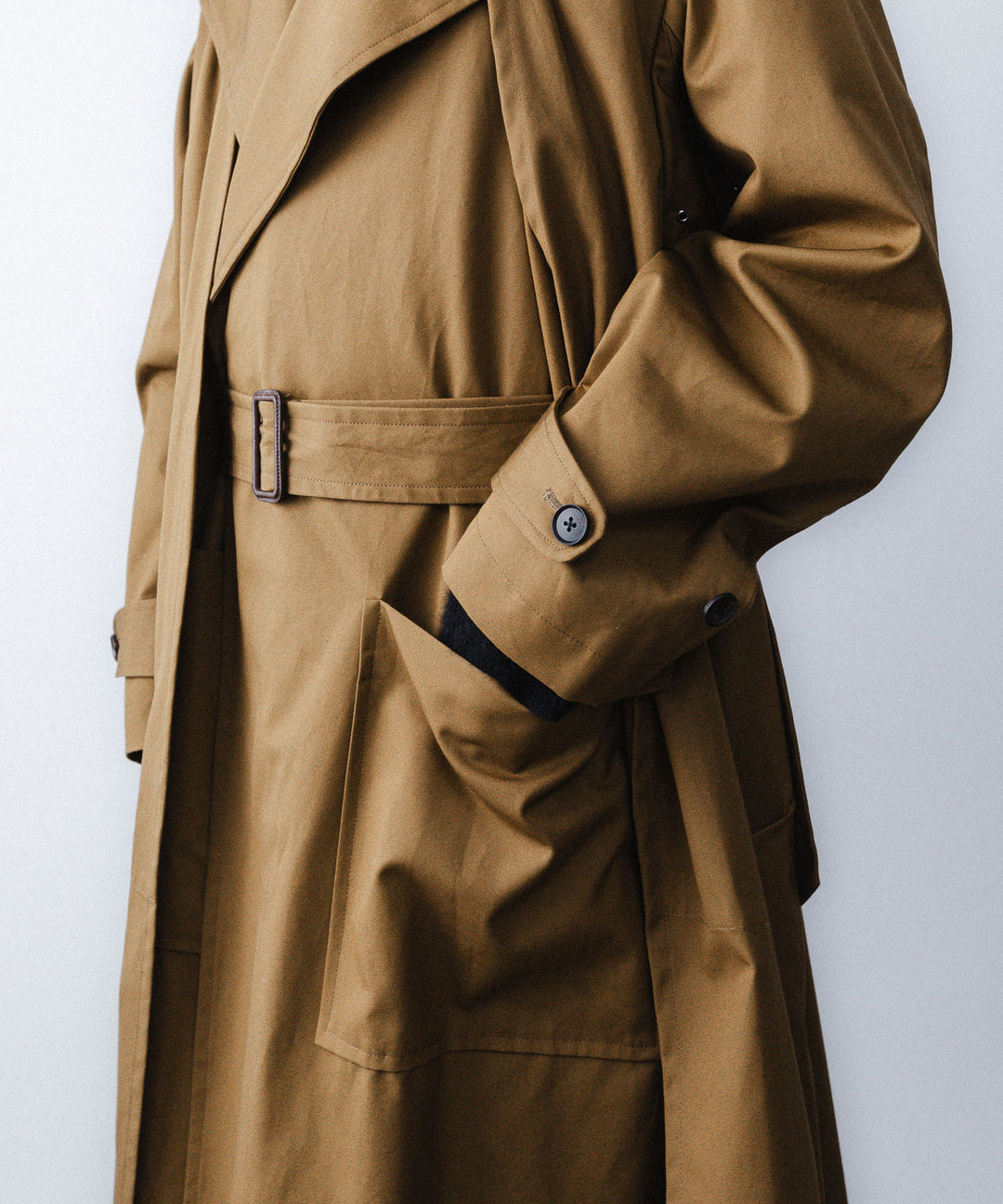 ANTHEM A-アンセムエーのLAYERED WATERPROOF COTTON OVER COATのGOLDEN BROWN公式通販サイトsession福岡セレクトショップ