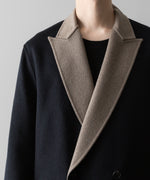 画像をギャラリービューアに読み込む, ssstein(シュタイン)の24AWコレクション REVERSIBLE PEAK LAPEL JACKET - NAVY × GREY KHAKI 公式通販サイトsession福岡セレクトショップ
