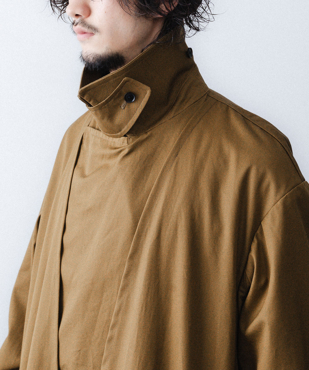 ANTHEM A-アンセムエーのLAYERED WATERPROOF COTTON OVER COATのGOLDEN BROWN公式通販サイトsession福岡セレクトショップ