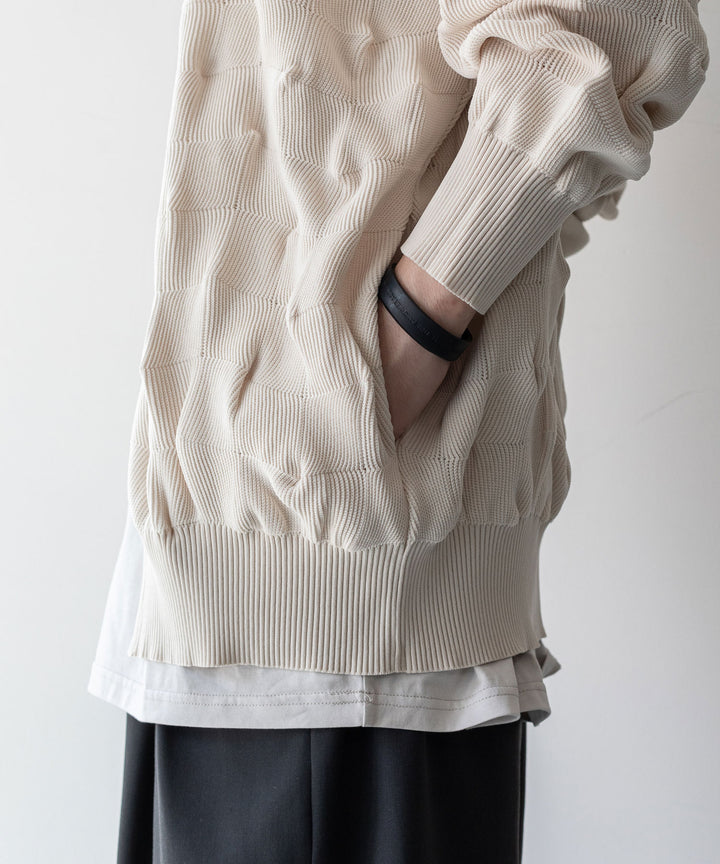 【stein】BUMPY PATTERNED KNIT CARDIGAN シュタイン23aw sessionセッション福岡セレクトショップ 公式通販サイト 