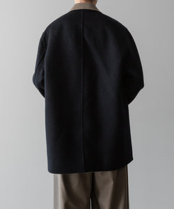 ssstein(シュタイン)の24AWコレクション REVERSIBLE PEAK LAPEL JACKET - NAVY × GREY KHAKI 公式通販サイトsession福岡セレクトショップ