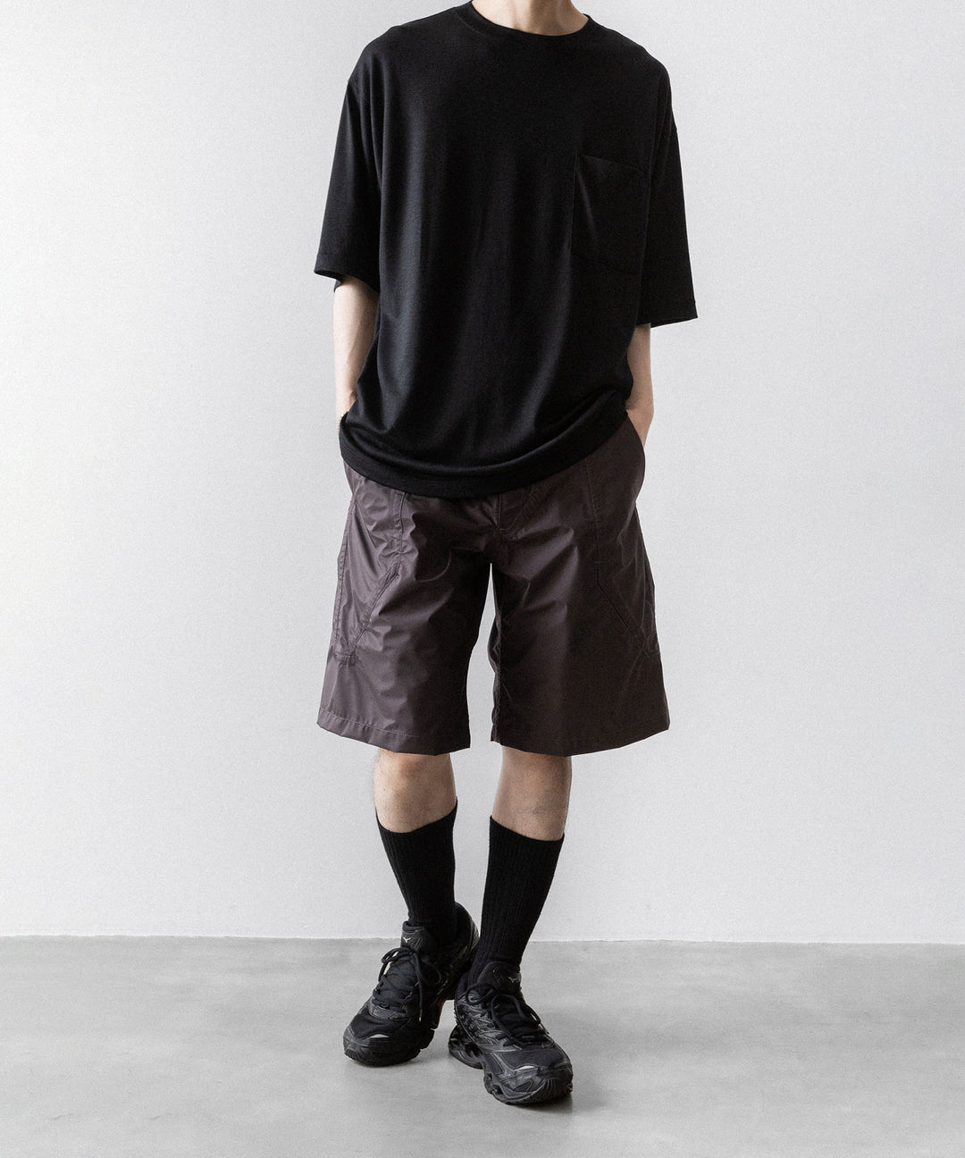 【OPPOSE DUALITY】6 POCKET PANEL SHORTS - PURPLE