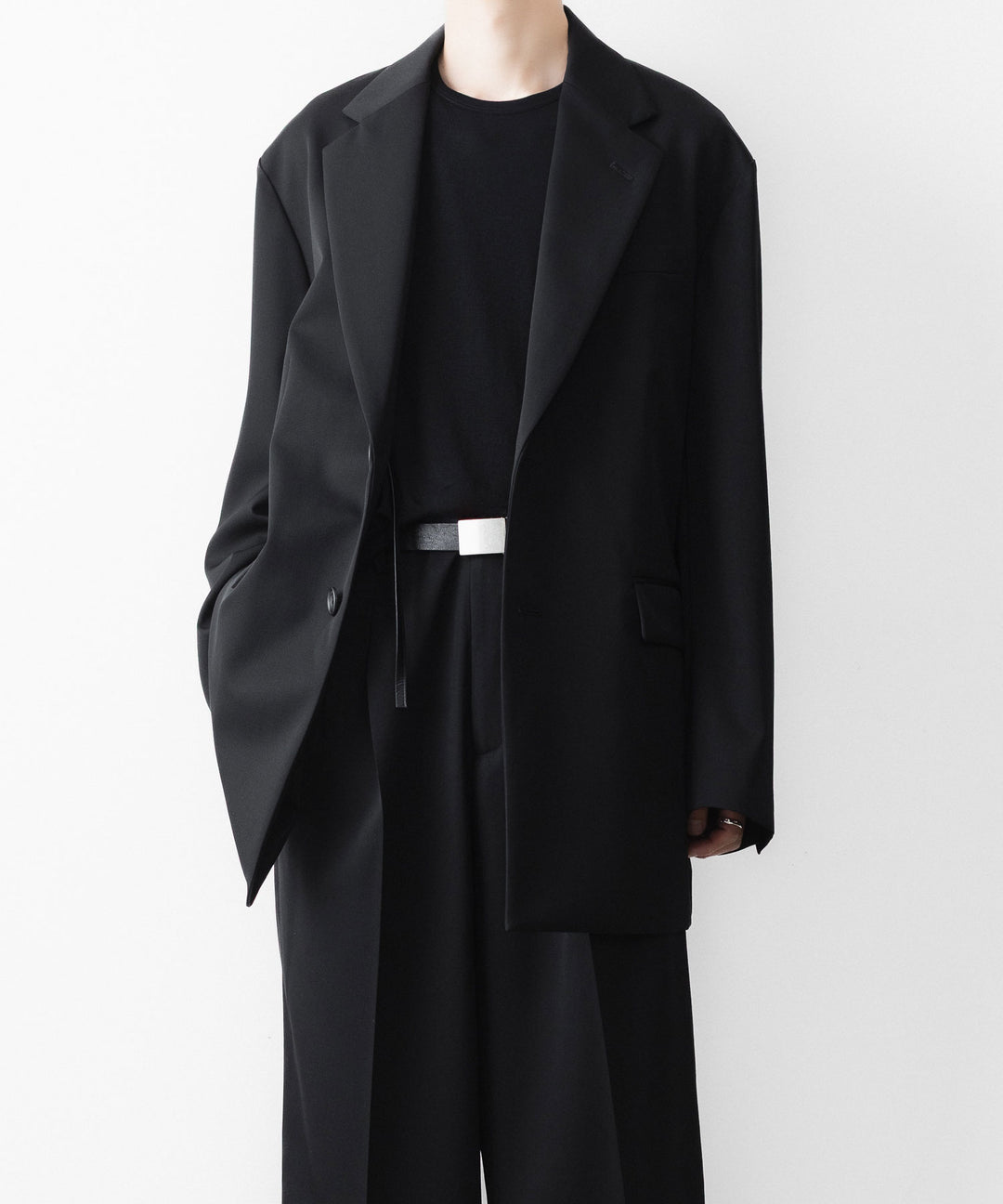 KANEMASA PHIL. カネマサフィルの18G WOOL PACK TEEのBLACK 公式通販サイトsession福岡セレクトショップ