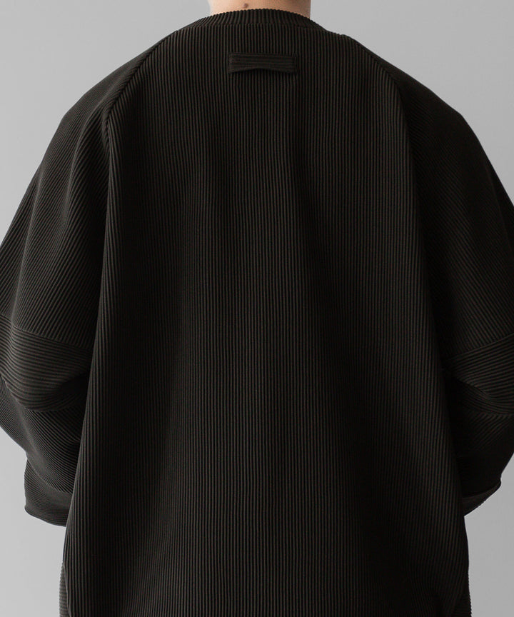 【stein】ssstein シュタインのGRADATION PLEATS COMBINATION SLEEVES LSのMILITARY KHAKI　 公式通販サイトsession福岡セレクトショップ