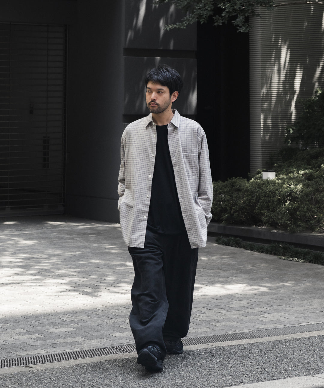 ssstein(シュタイン)のSILK LINEN TWILL WIDE EASY TROUSERS - BLACKの公式通販サイトsession福岡セレクトショップ