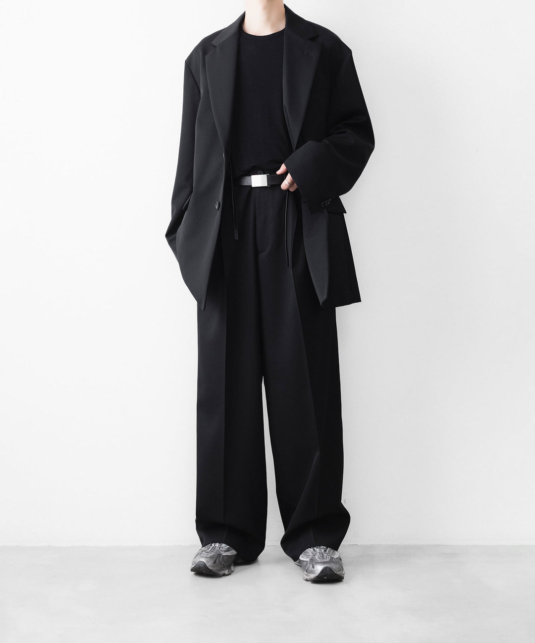 KANEMASA PHIL. カネマサフィルの18G WOOL PACK TEEのBLACK 公式通販サイトsession福岡セレクトショップ