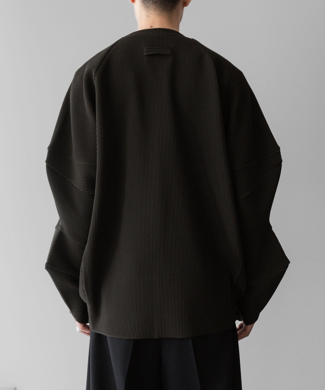 【stein】ssstein シュタインのGRADATION PLEATS COMBINATION SLEEVES LSのMILITARY KHAKI　 公式通販サイトsession福岡セレクトショップ