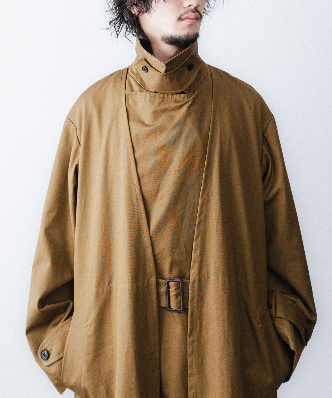 ANTHEM A-アンセムエーのLAYERED WATERPROOF COTTON OVER COATのGOLDEN BROWN公式通販サイトsession福岡セレクトショップ