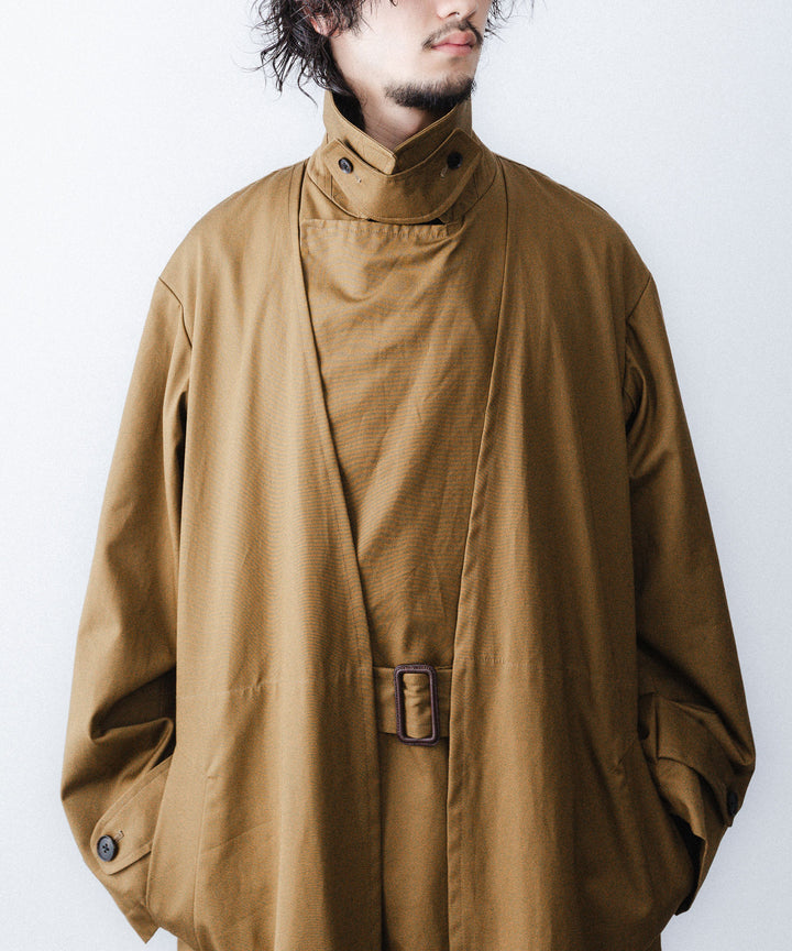 ANTHEM A-アンセムエーのLAYERED WATERPROOF COTTON OVER COATのGOLDEN BROWN公式通販サイトsession福岡セレクトショップ