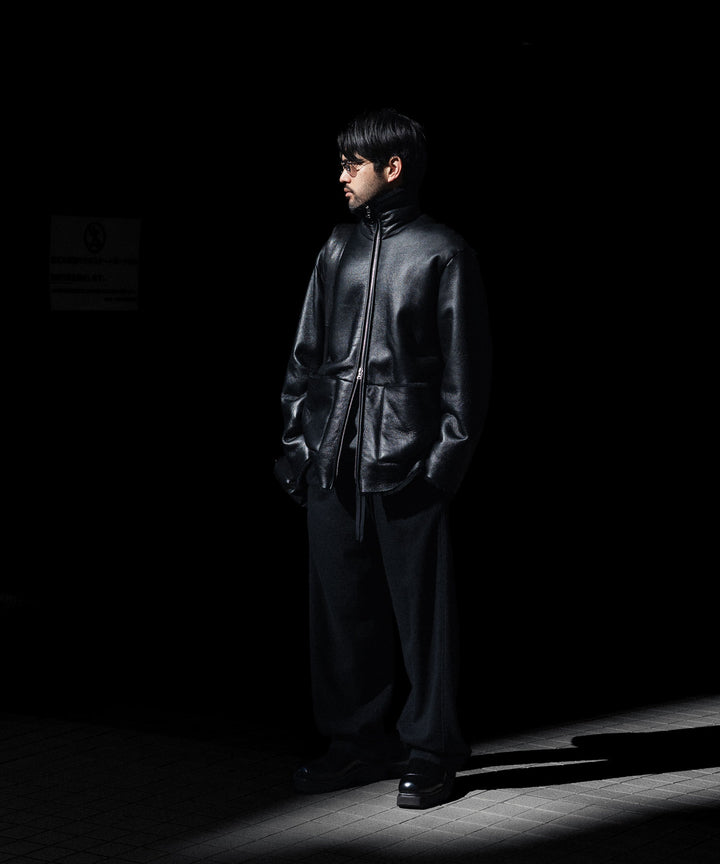 ssstein(シュタイン)のWOOL/CASHMERE FLEECE EASY TWIST TROUSERS - BLACKの公式通販サイトsession福岡セレクトショップ