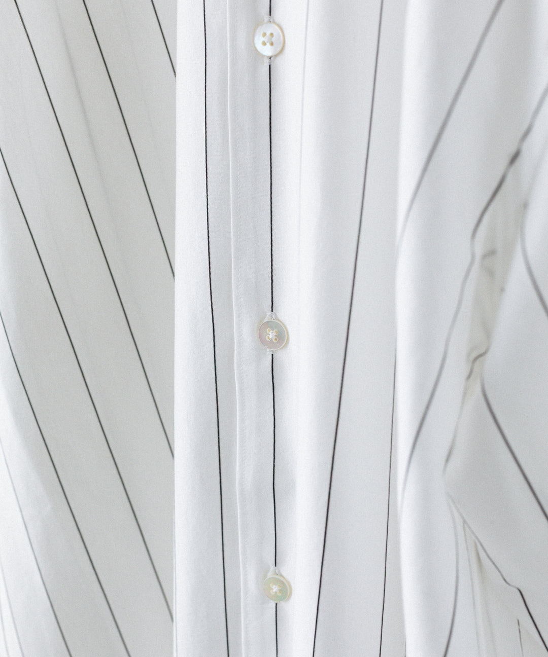 KANEMASA PHIL. カネマサフィルの46G STRIPE MODEST SHIRTのWHITE 公式通販サイトsession福岡セレクトショップ