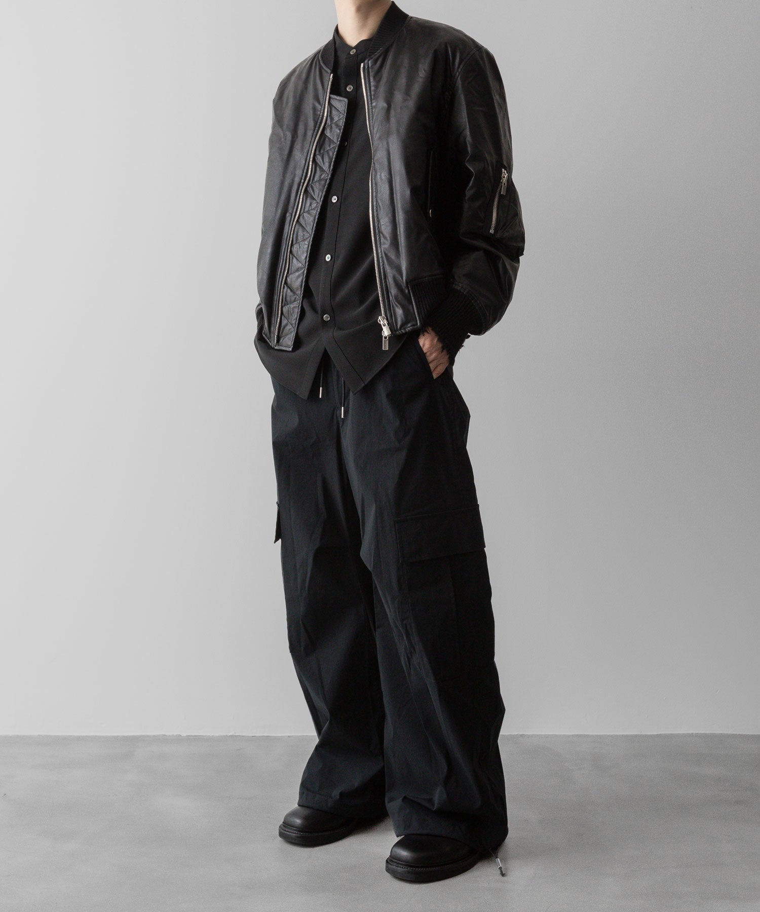 VEIN ヴェインのCO/NY STRETCH WEATHER FILED CARGO TROUSERS - BLACKの公式通販サイトsession福岡セレクトショップ