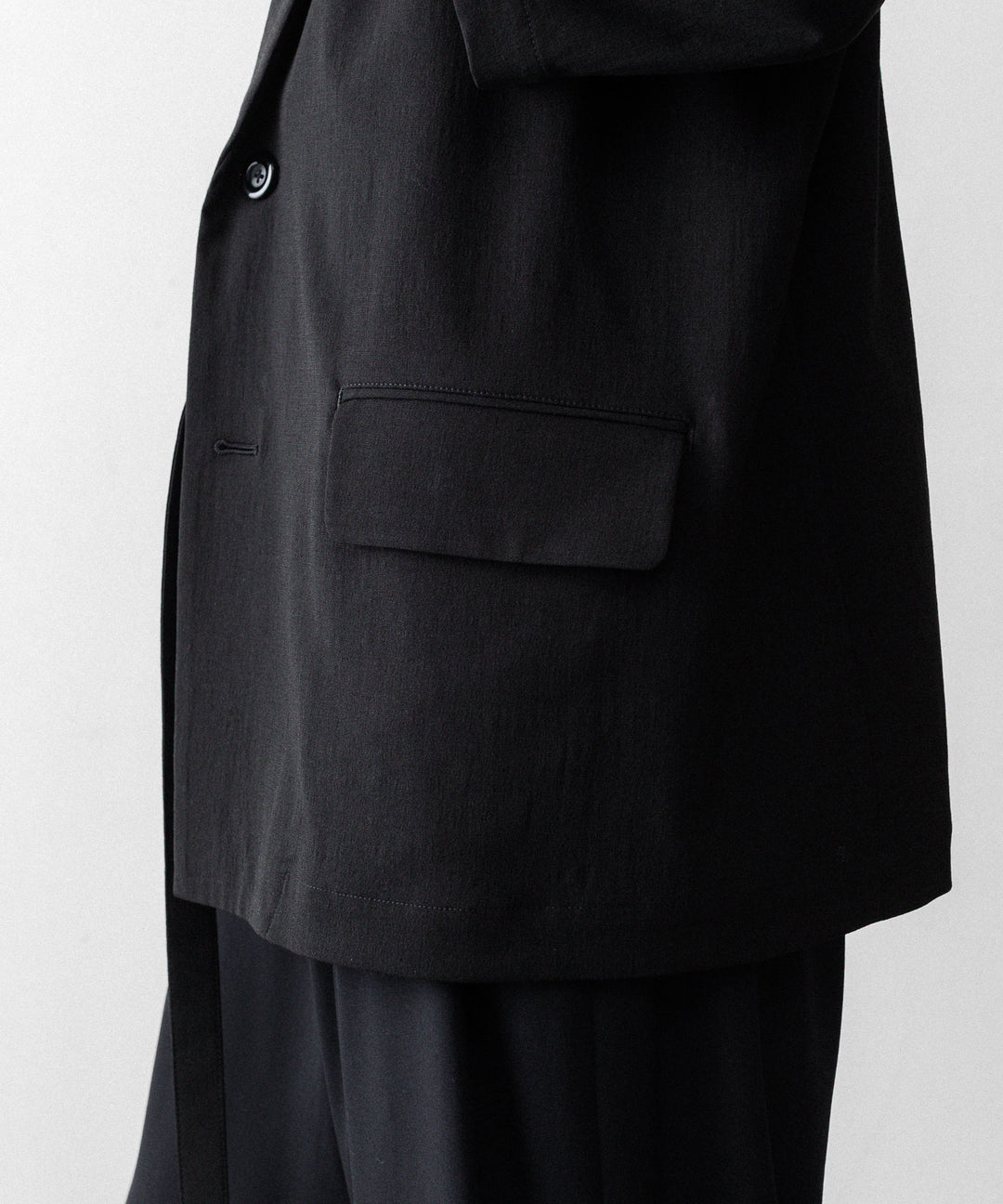 UJOH - ウジョーの2BS BELT HALF SLEEVE JKTのBLACK公式通販サイトsession福岡セレクトショップ