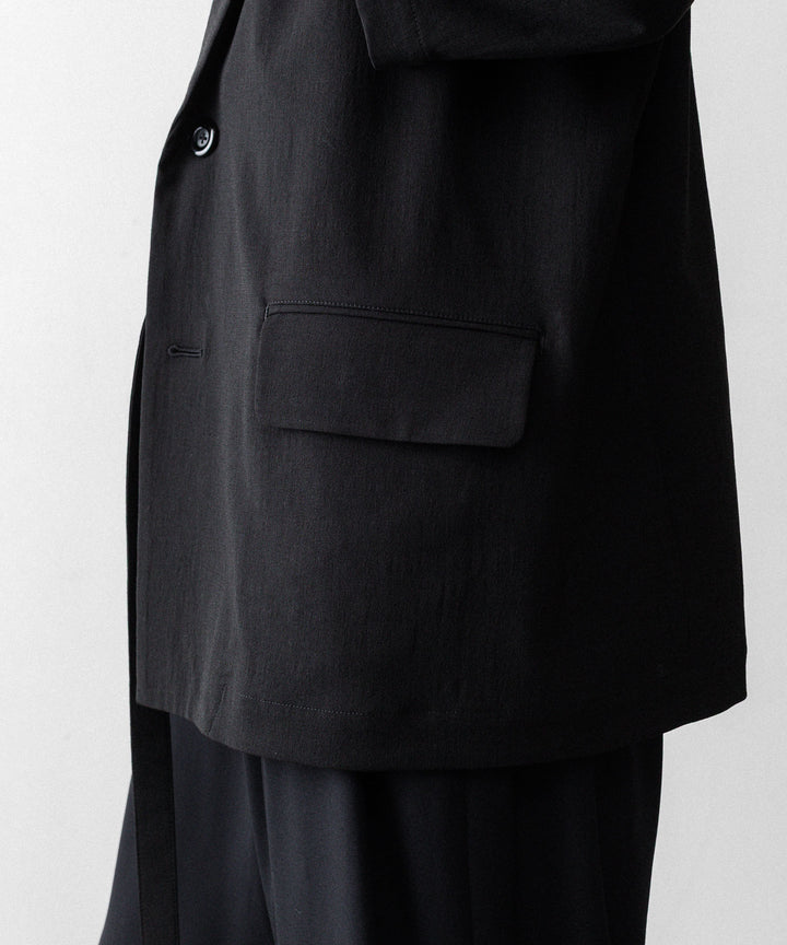 UJOH - ウジョーの2BS BELT HALF SLEEVE JKTのBLACK公式通販サイトsession福岡セレクトショップ