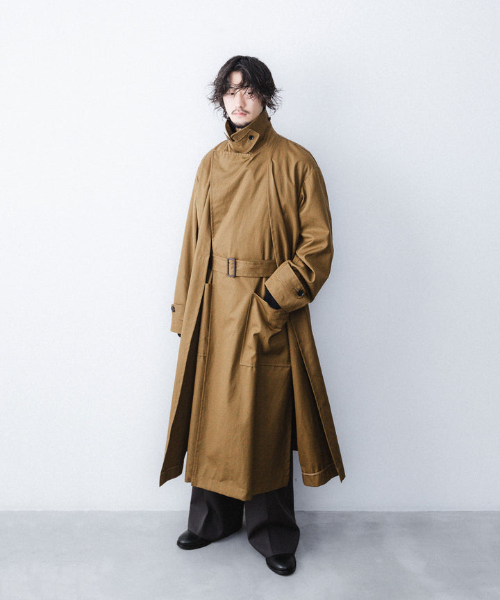 ANTHEM A-アンセムエーのLAYERED WATERPROOF COTTON OVER COATのGOLDEN BROWN公式通販サイトsession福岡セレクトショップ