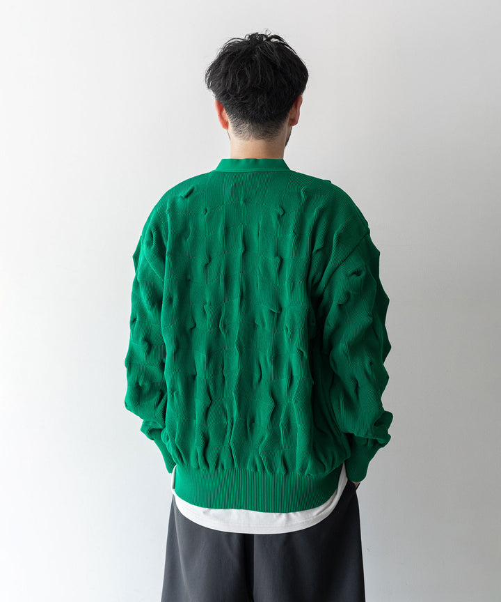 【stein】BUMPY PATTERNED KNIT CARDIGAN シュタイン23aw sessionセッション福岡セレクトショップ 公式通販サイト 