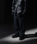 画像をギャラリービューアに読み込む, ssstein(シュタイン)のWOOL/CASHMERE FLEECE EASY TWIST TROUSERS - BLACKの公式通販サイトsession福岡セレクトショップ
