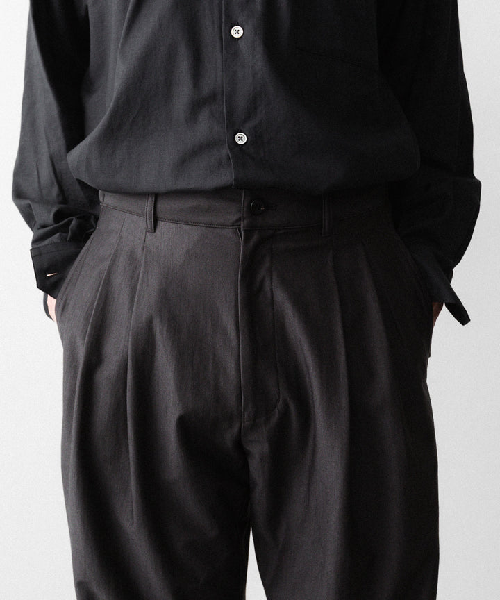 KANEMASA PHIL. カネマサフィルの36G WOOL TROUSERSのBROWN 公式通販サイトsession福岡セレクトショップ