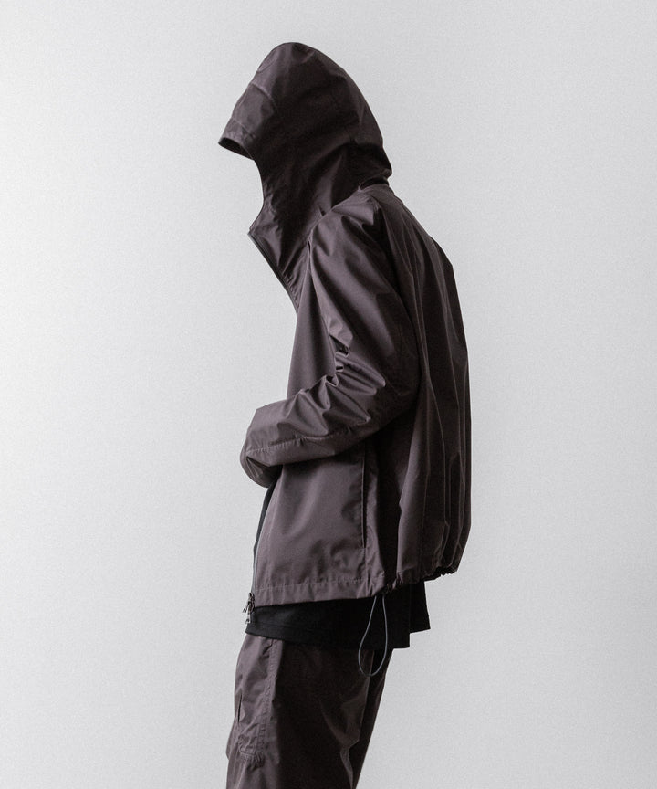 【OPPOSE DUALITY】SHORT PARKA 3L NYLON - PURPLE