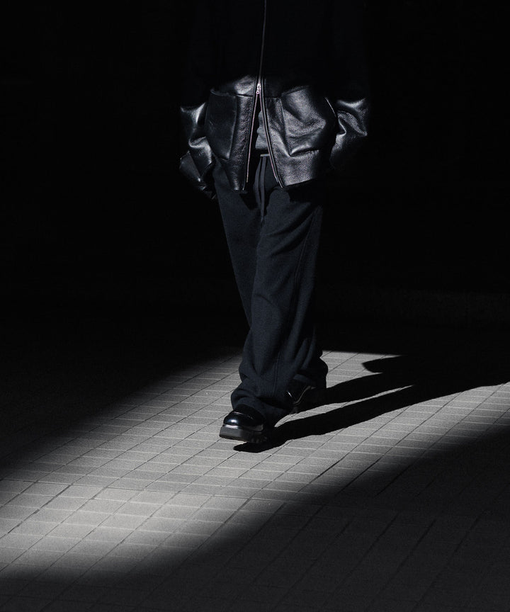 ssstein(シュタイン)のWOOL/CASHMERE FLEECE EASY TWIST TROUSERS - BLACKの公式通販サイトsession福岡セレクトショップ