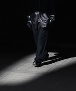 画像をギャラリービューアに読み込む, ssstein(シュタイン)のWOOL/CASHMERE FLEECE EASY TWIST TROUSERS - BLACKの公式通販サイトsession福岡セレクトショップ
