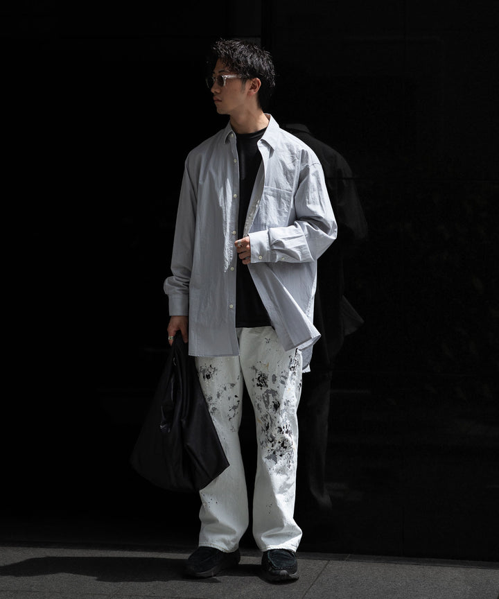 ssstein(シュタイン)のOVERSIZED BREAKABLE LONG SHIRTのOFF GREY公式通販サイトsession福岡セレクトショップ