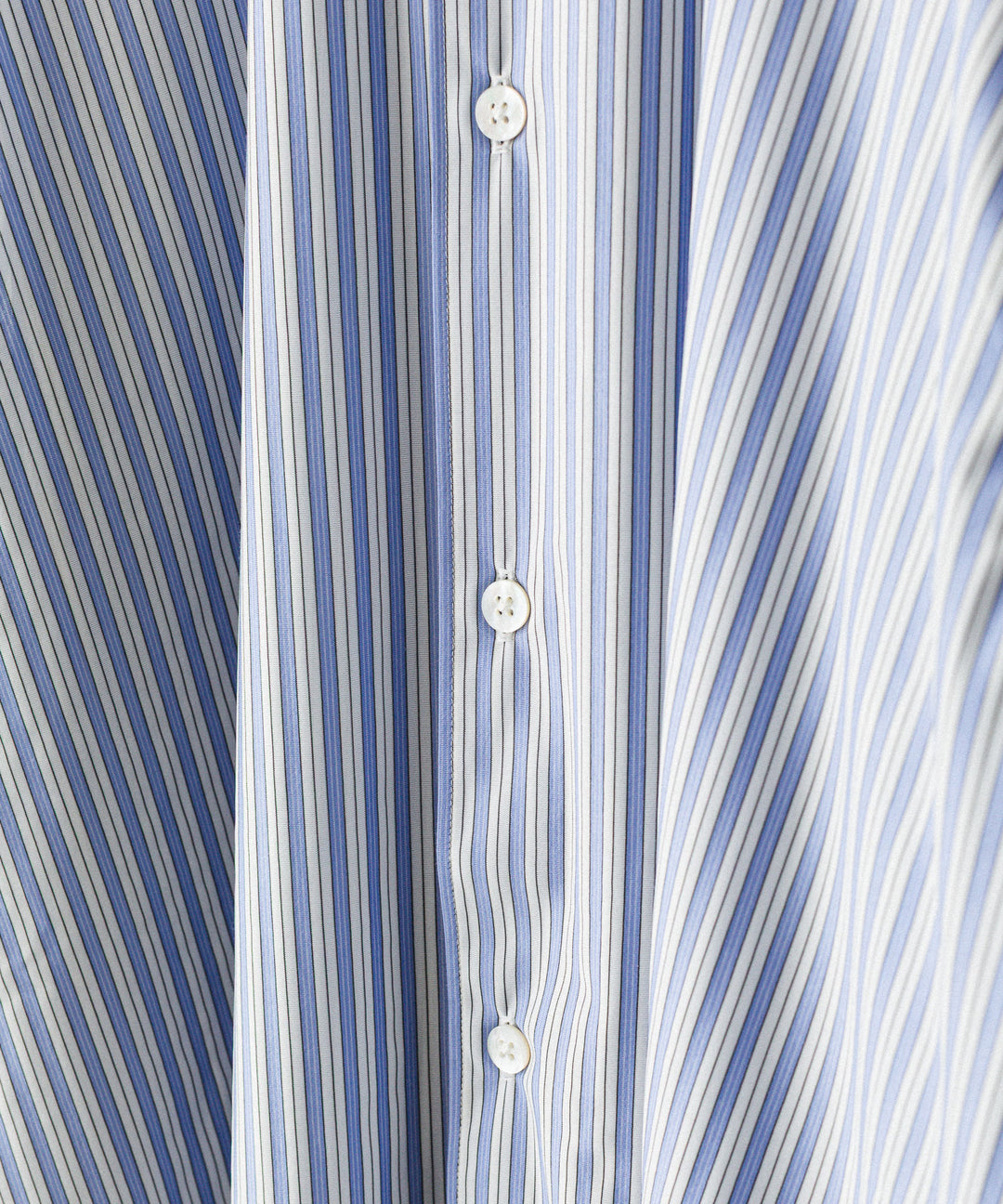 KANEMASA PHIL. カネマサフィルの46G STRIPE MODEST SHIRTのSAX BLACK公式通販session福岡セレクトショップ