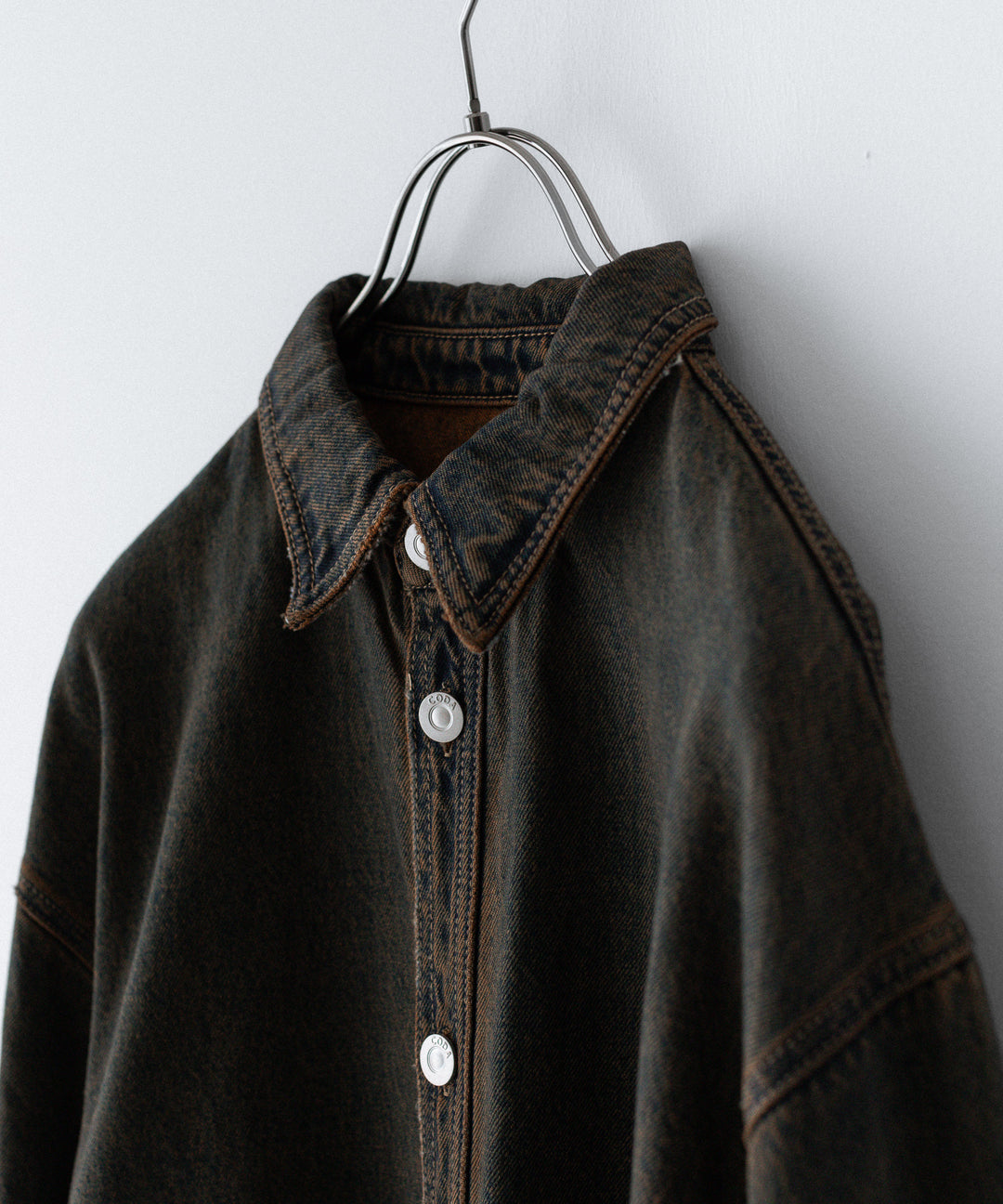 CODA コーダ BLACK BROWN WASH DENIM SHIRT JACKETのBLACK BROWN公式通販サイトsession福岡セレクトショップ