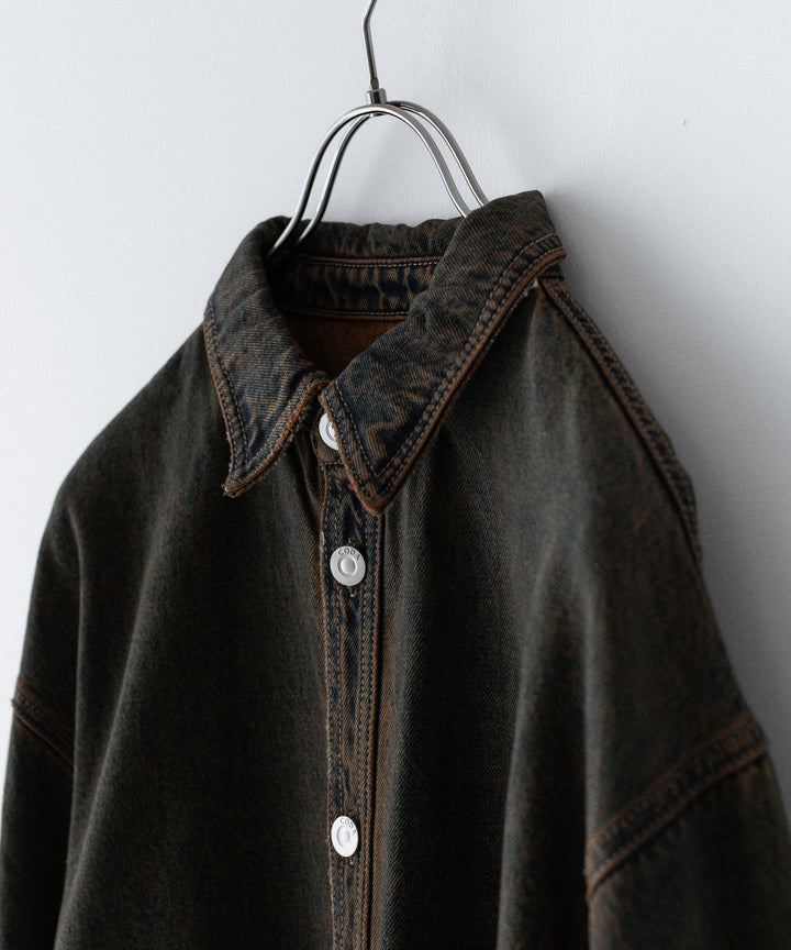 CODA コーダ BLACK BROWN WASH DENIM SHIRT JACKETのBLACK BROWN公式通販サイトsession福岡セレクトショップ
