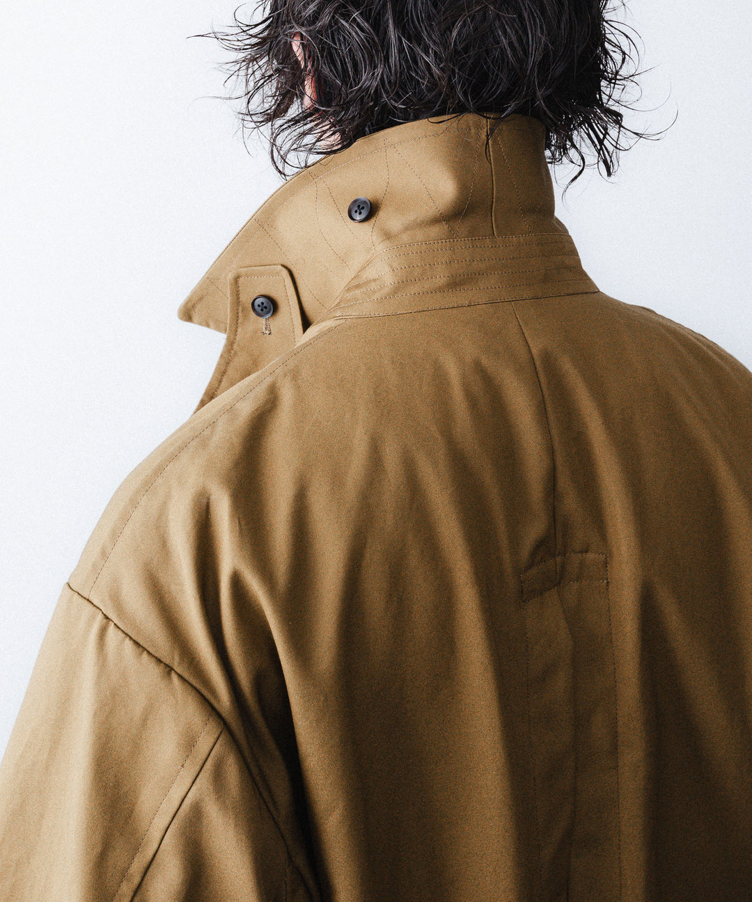 ANTHEM A-アンセムエーのLAYERED WATERPROOF COTTON OVER COATのGOLDEN BROWN公式通販サイトsession福岡セレクトショップ