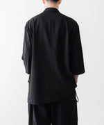 画像をギャラリービューアに読み込む, UJOH - ウジョーの2BS BELT HALF SLEEVE JKTのBLACK公式通販サイトsession福岡セレクトショップ
