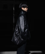 画像をギャラリービューアに読み込む, ssstein(シュタイン)のCUT-OFF MOUTON JACKET - BLACKの公式通販サイトsession福岡セレクトショップ
