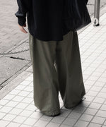 画像をギャラリービューアに読み込む, 【 VEIN 】COTTON MOLESKIN 3D FILED TROUSERS - KHAKI
