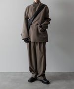 画像をギャラリービューアに読み込む, ssstein(シュタイン)の24AWコレクション REVERSIBLE PEAK LAPEL JACKET - NAVY × GREY KHAKI 公式通販サイトsession福岡セレクトショップ
