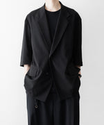 画像をギャラリービューアに読み込む, UJOH - ウジョーの2BS BELT HALF SLEEVE JKTのBLACK公式通販サイトsession福岡セレクトショップ
