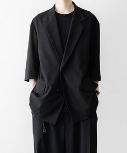 UJOH】2BS BELT HALF SLEEVE JKT - BLACK | 公式通販サイト session