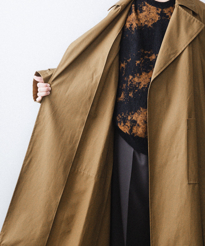 ANTHEM A-アンセムエーのLAYERED WATERPROOF COTTON OVER COATのGOLDEN BROWN公式通販サイトsession福岡セレクトショップ