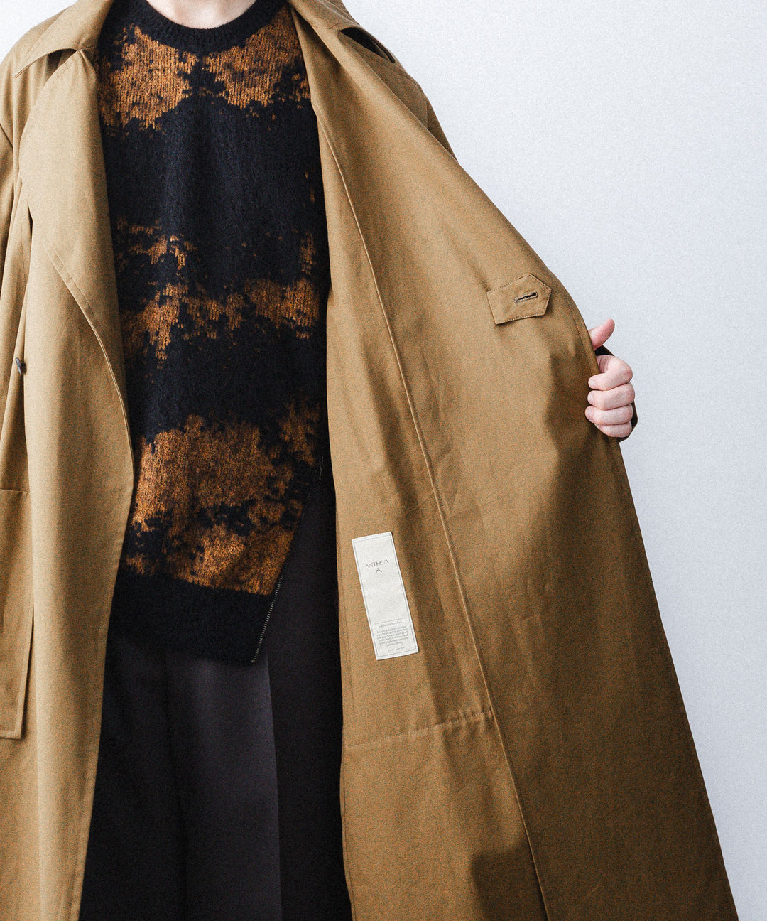 ANTHEM A-アンセムエーのLAYERED WATERPROOF COTTON OVER COATのGOLDEN BROWN公式通販サイトsession福岡セレクトショップ