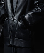 画像をギャラリービューアに読み込む, ssstein(シュタイン)のCUT-OFF MOUTON JACKET - BLACKの公式通販サイトsession福岡セレクトショップ
