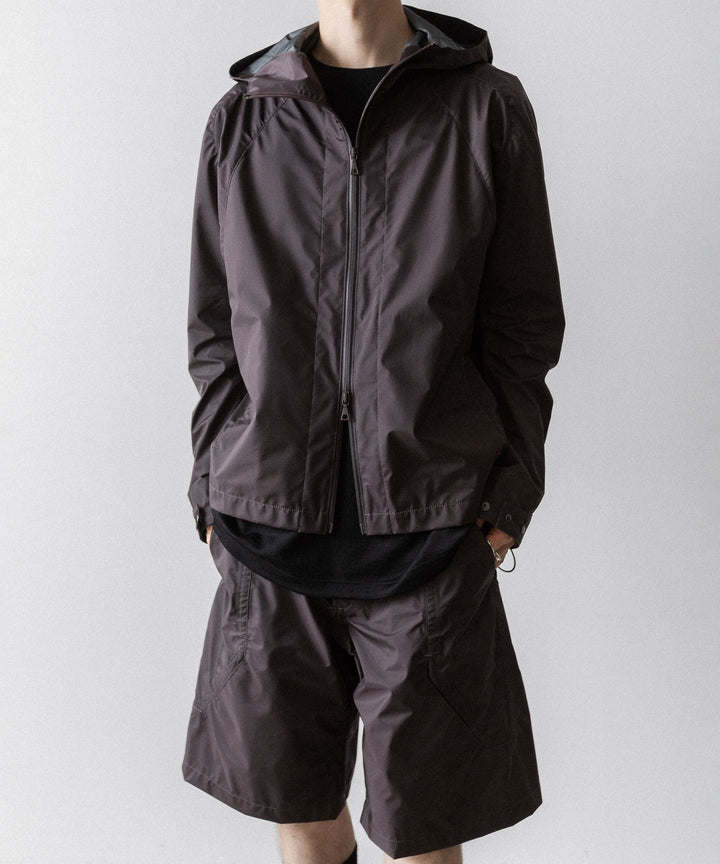 【OPPOSE DUALITY】SHORT PARKA 3L NYLON - PURPLE