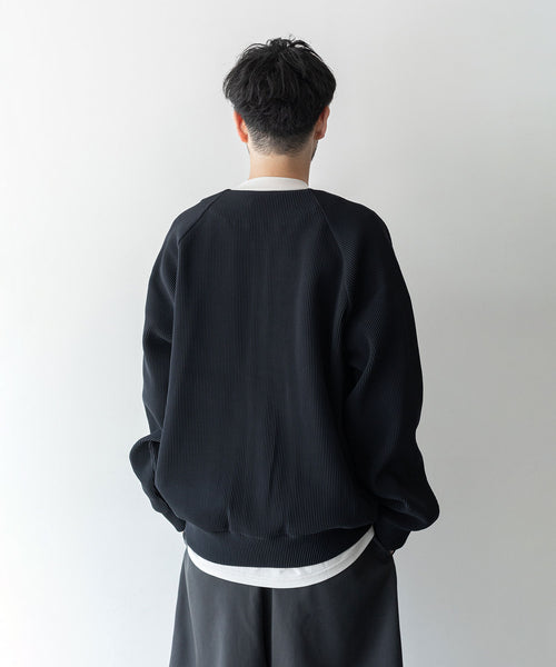 stein / シュタイン】GRADATION PLEATS CARDIGAN - BLACK | 公式通販