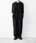 画像をギャラリービューアに読み込む, UJOH - ウジョーの2BS BELT HALF SLEEVE JKTのBLACK公式通販サイトsession福岡セレクトショップ
