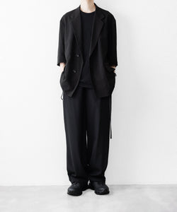 UJOH】2BS BELT HALF SLEEVE JKT - BLACK | 公式通販サイト session