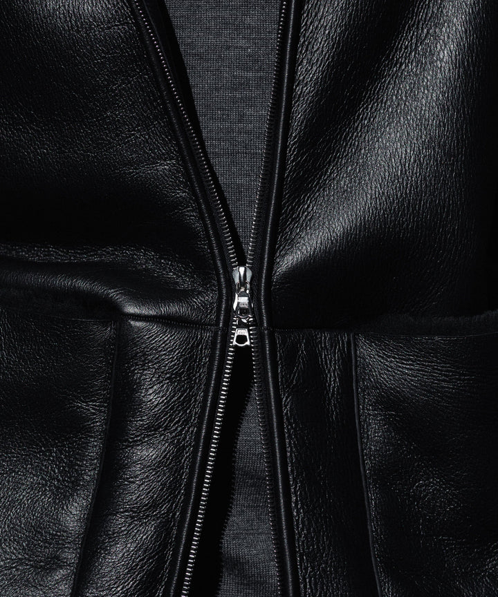 ssstein(シュタイン)のCUT-OFF MOUTON JACKET - BLACKの公式通販サイトsession福岡セレクトショップ