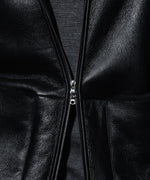 画像をギャラリービューアに読み込む, ssstein(シュタイン)のCUT-OFF MOUTON JACKET - BLACKの公式通販サイトsession福岡セレクトショップ
